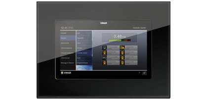 Automatyka domowa Panel multimedialny z funkcją wideodomofonu